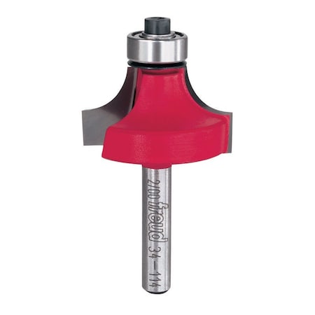 Diablo Freud 1-3/8 in. D X 3/8 in. X 2-3/16 in. L Carbide Rounding Over Router Bit 34-114